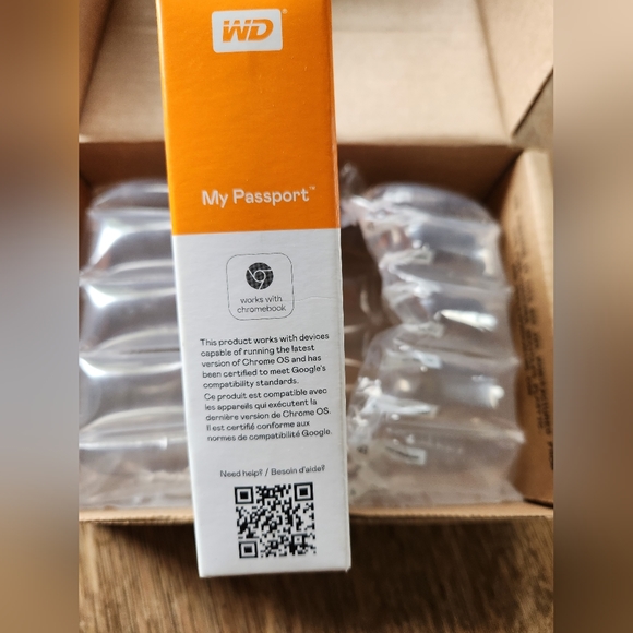 Western Digital My Passport 2tb hard drive portable black nwt - Picture 3 of 6